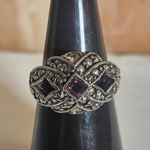 Vintage Avon Cocktail Ring Size 6 1/2 "Victorian Revival"
